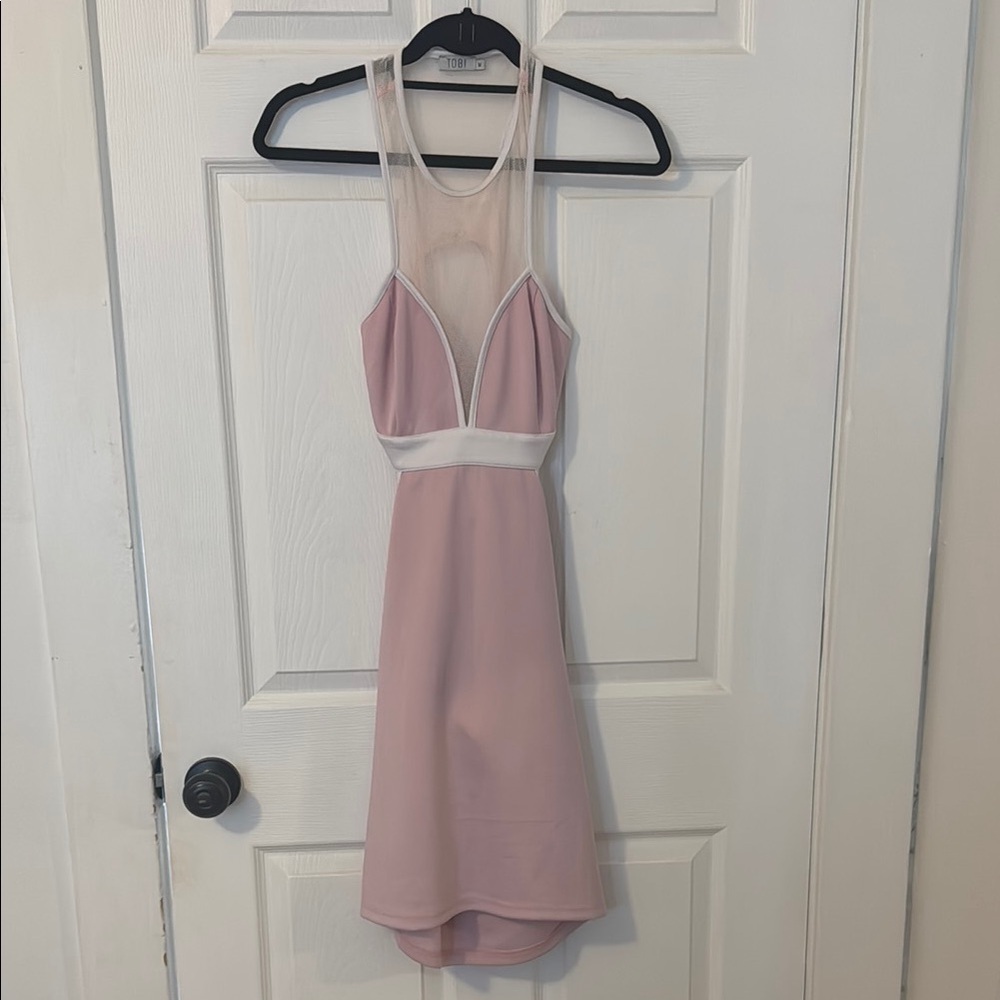 Pink Cutout Dress